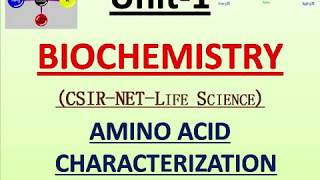 Lecture no 02 Properties of AMINO ACID BiochemistryUNITI [upl. by Benedic756]