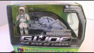 HASBRO TOP SECRET GI JOE RISE OF COBRA MOVIE TOYS [upl. by Asilegna780]