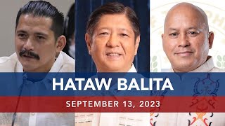 UNTV HATAW BALITA  September 13 2023 [upl. by Wendt652]