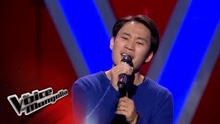 BolorErdeneG  quotBi tuuniig harsnaas hoishquot  Blind Audition  The Voice of Mongolia 2018 [upl. by Ivetts]