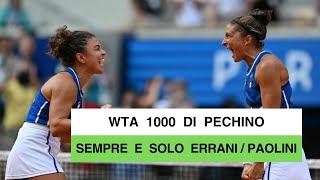 WTA 1000 di Pechino Sara Errani e Jasmine Paolini trionfano in doppio [upl. by Tharp]