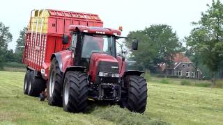 Case CVX 195 met Pottinger ladewagen van Meyners [upl. by Chalmer]