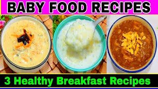 3 Healthy Breakfast For Baby 13 Years  Weight Gaining And Brain Development  Healthy Food Bites [upl. by Aihsatal222]