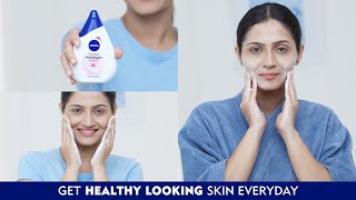 NIVEA Milk Delights  Caring Rose Water Face Wash [upl. by Anilos]