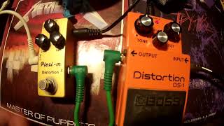 BOSS DS1 VS MOSKY PLEXI M guitar pedals [upl. by Mochun931]