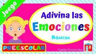 EMOCIONES PREESCOLAR Aprendeencasa [upl. by Aicatsue]