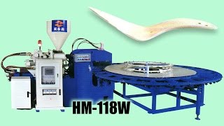 Rotary TPUPP Insole Molding Machine  Insole Molding Machine  Insole Making Machine  Shoe Machine [upl. by Ainevuol29]