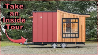 The Stunning One Bedroom Tiny Home On Wheels  Affordable Wheel Tiny House [upl. by Stratton]