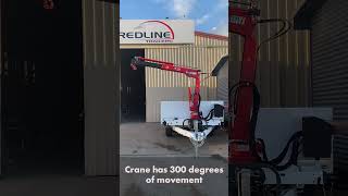 Redline Trailers 800FC Crane Trailer [upl. by Rorry]