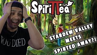 A Stardew X Spirited Away Spirit Bathhouse Sim  SpiriTTea Complete Demo Gameplay [upl. by Esined]