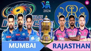 Tata IPL 2024 in Quick Play Real Cricket™ 24  MI vs RR  RC 24 Cricket Gameplay [upl. by Suinuj]