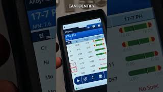 17 7PH Stainless Steel Analyzed with a Handheld XRF ft Vanta Core [upl. by Dinny809]