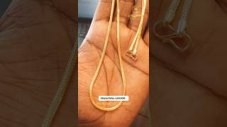 Gold chain collection for men 22k916 Krishnajewellers shorts ytshorts viralvideo gold [upl. by Nylrebmik]