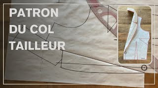 COMMENT FAIRE FACILEMENT LE PATRON DU COL TAILLEUR [upl. by Windham]