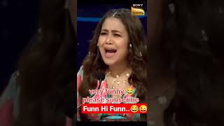 Indian idol Neha Kakkar reaction on Tony Kakkar song nehakakkar reaction comedy ytshorts short [upl. by Anyt519]