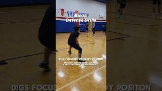 3 Basic Defensive Drill For Volleyball Athletes [upl. by Bryon]