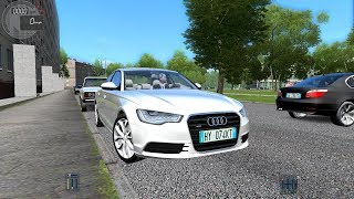 City Car Driving 154  Audi A6 C7 20 TFSI G27 [upl. by Domenech]