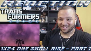 Transformers Prime Season 1 Episode 24  One Shall Rise  Part 1  REACTION [upl. by Ielak]