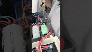 Submersible pump motor starter connection work step by step guide pumpset submersiblepump shorts [upl. by Cassi]