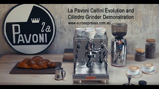 La Pavoni Cellini Evolution Demonstration video [upl. by Gnus]