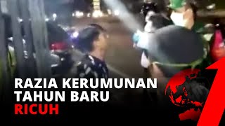 Razia Kerumunan Tahun Baru di Cileungsi Bogor Ricuh  tvOne [upl. by Crocker705]