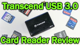 Review Transcend USB 30 MultiCard Reader [upl. by Moyers]