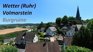 Das Ruhrgebiet zu Fuß und von oben WetterRuhrVolmarsteinBurgruine Volmarsteinnahe HagenWitten [upl. by Decamp702]