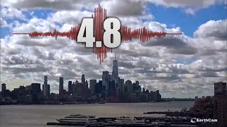 Earthquake Rattles New York City Skyscrapers [upl. by Rowell181]