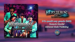 Los Herederos de Nuevo Leon  En Vivo   Te Quedé Muy Grande Audio Oficial [upl. by Tootsie]