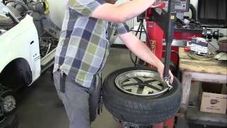 Tire Machine  How to safely dismount and mount a tire [upl. by Cyd]