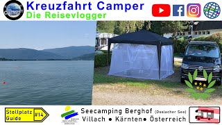 Seecamping Berghof Ossiacher See  Villach  Kärnten  Österreich  Stellplatz Guide 14 [upl. by Meirrak]