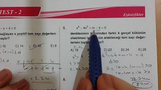 Karekök YKSLYS EŞİTSİZLİKLER Test2 Matematik Anlatımlı Çözümleri [upl. by Mendel]