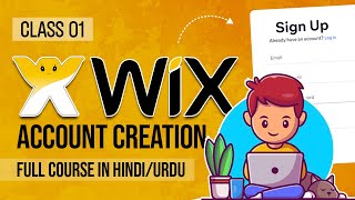 How to Create Wix Account HindiUrdu  Wix Account Creation  Wix Tutorial for Beginners [upl. by Lerrad]