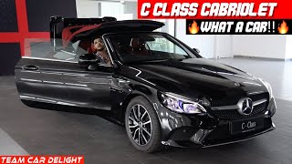 Mercedes C Class Cabriolet  Walkaround with On Road Price  Team Car Delight [upl. by Lyrehc]