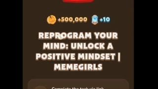 REPROGRAM YOUR MIND UNLOCK A POSITIVE MINDSET  MEMEGIRLS [upl. by Atihcnoc]