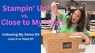 Stampin Up vs Close to My Heart  Unboxing My Stampin Up Kit Product Share Do I Love or Hate It [upl. by Ydna]