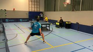 Tischtennis Regionalliga West SC Arminia Ochtrup  Borussia Dortmund II 37 [upl. by Elianore]