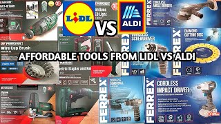 WHATS NEW IN LIDLampALDIAFFORDABLE TOOLS FROM LIDL AND ALDICOME SHOP WITH MEPARKSIDE TOOLS [upl. by Aron]