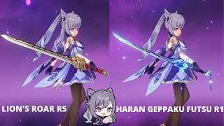 IS HARAN GEPPAKU FUTSU RUBBISH ON KEQING R1 Haran vs R5 Lions Roar [upl. by Ahsai204]