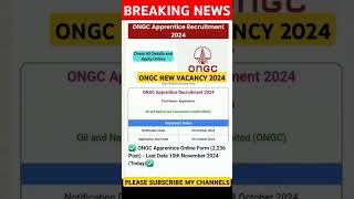 ONGC APPRENTICE REQUIREMENTS 2024 LATEST NEWS trending youtubeshorts shorts video reels trend [upl. by Docia]