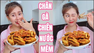 Chân Gà Chiên Nước Mắm Làm Mồi Nhậu Bá Cháy 😂 Việt Phương Thoa [upl. by Ahseka370]