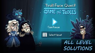 Troll Face Quest Game of Trolls All Level Solutions 117 [upl. by Boswell]