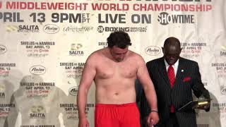 Otto Wallin vs Nick Kisner WEIGH IN [upl. by Airol]