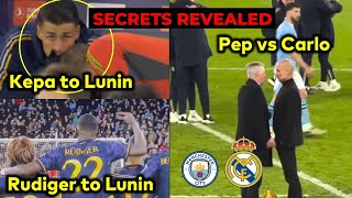 Rudiger and Kepa help Lunin save penalty shootout  Pep Guardiola and Carlo Ancelotti reactions [upl. by Lletnom]