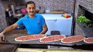 Turkish Pide Lahmacun Kebap Recipe Turkish Pizza Traditional Food [upl. by Ninetta]