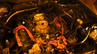 1988 Mercedes 560SEL ECE Engine idling CIS problems [upl. by Eitsyrk534]