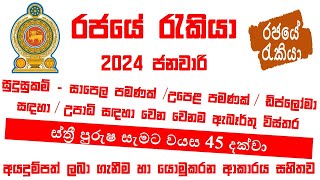 2024 January Government Jobs in Sri Lanka [upl. by Kera532]