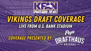 KFANs Live 1st Round Draft Coverage Presented by Peps Drafthaus Pizza [upl. by Richlad353]