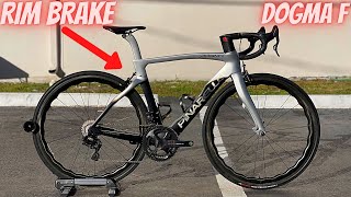 ARE RIM BRAKES LIGHTER ULTRA RARE 2022 PINARELLO DOGMA F [upl. by O'Carroll]