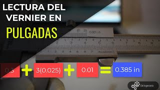 vernier en pulgadas como se usa el calibrador vernier [upl. by Eidissac958]